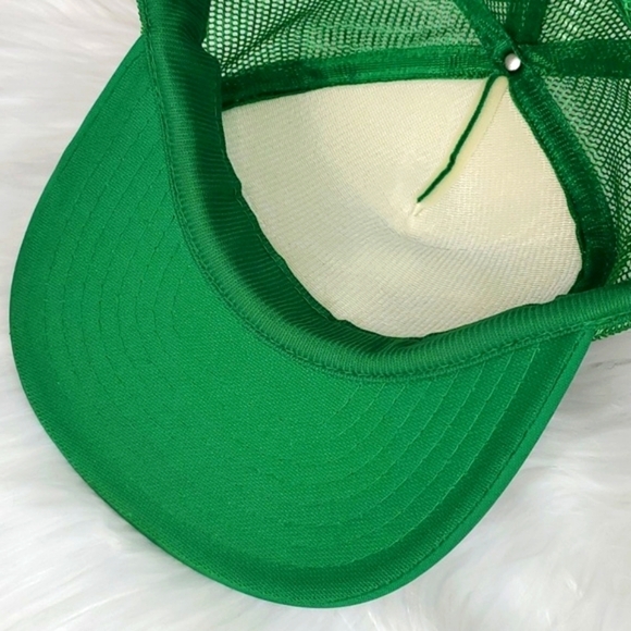 Vintage 90s Mechanic ProLube Indiana Green Mesh Snapback Trucker Hat Adjustable - Picture 10 of 12